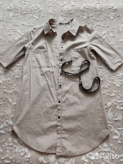 Платье рубашка 42