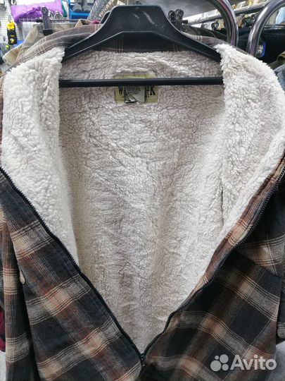 Тёплая рубашка на меху Windbreaker 3XL