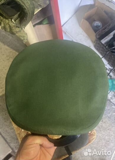 Фуражка офисная зеленая 58