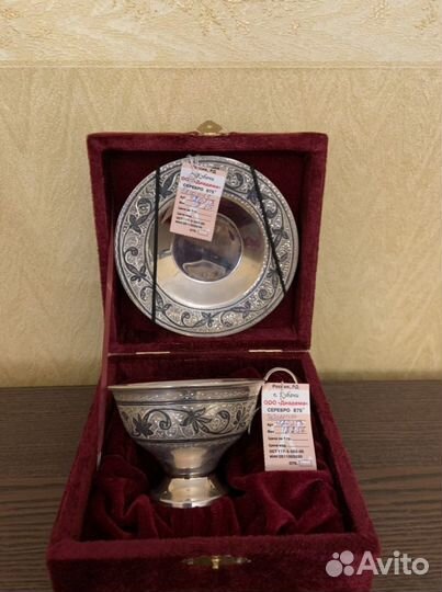 Чайная пара Кубачи