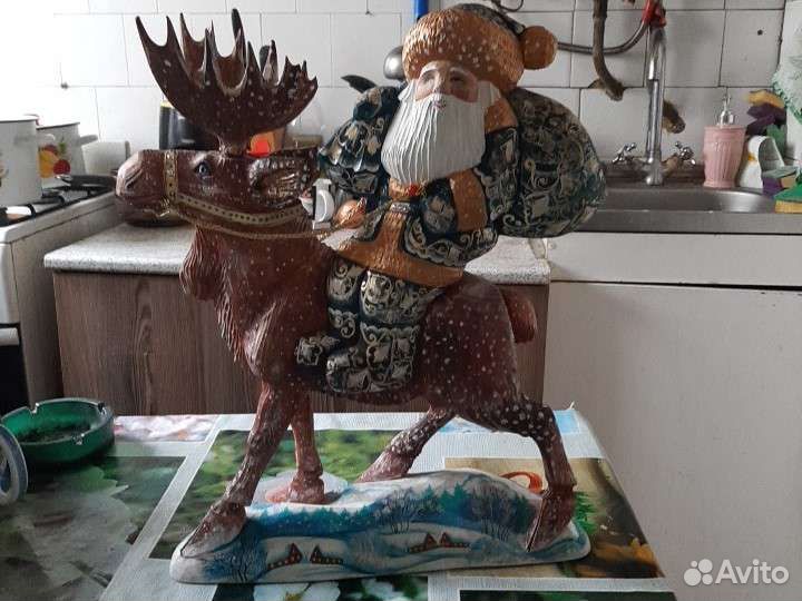 Дед мороз на лосе