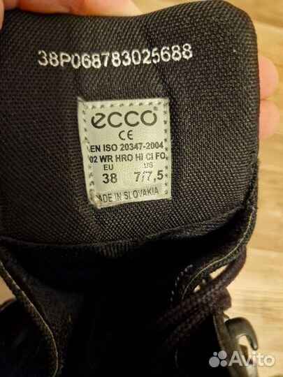 Ботинки женские ecco vibram GOR-TEX