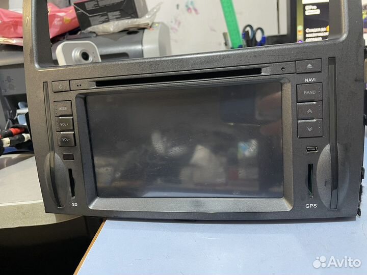 2Din магнитола на Митсубиси Паджеро 4