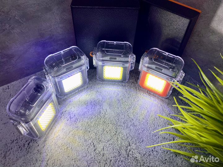 Мощная электрозажигалка с фонарём