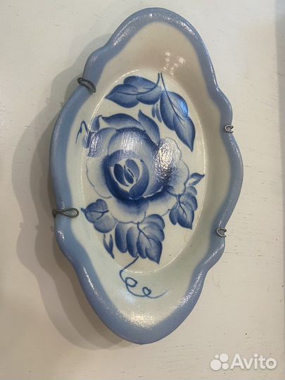 Тарелочка гжель клеймо