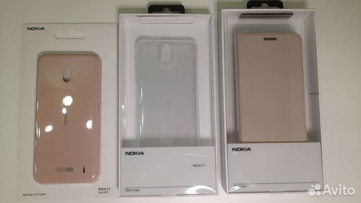 Чехлы для телефонов Nokia и iPhone новые