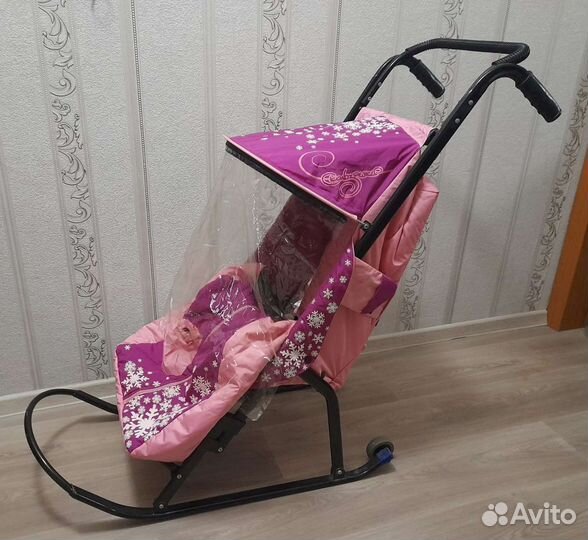 Детские санки коляска бу