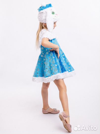 Карнавальный костюм девочке Зайка Зоя разм.98-52