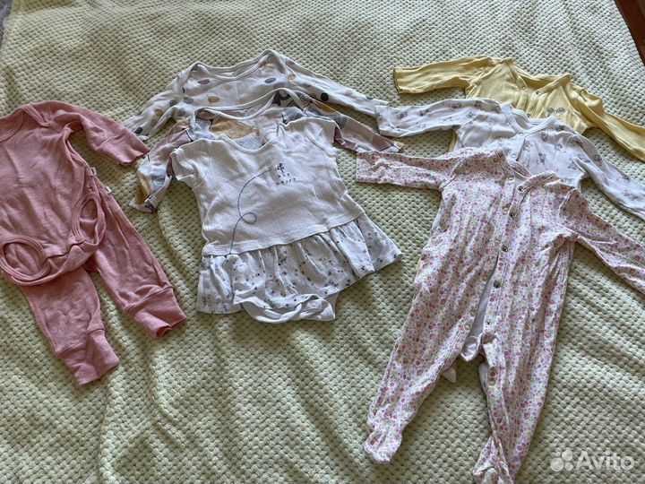 Пакет фирменных вещей на девочку от 6 мес