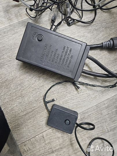 Гирлянда штора на окно