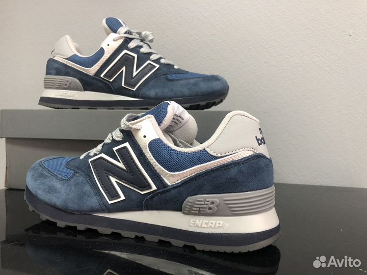 Кроссовки new balance 574 синие