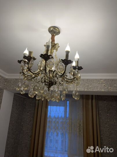 Люстра бронза