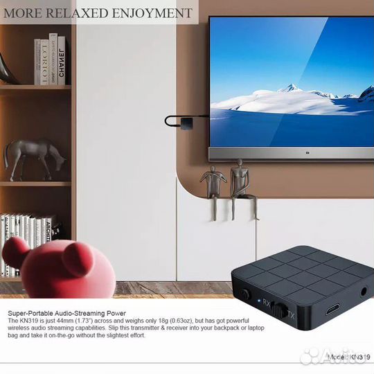 Новый Bluetooth 5,0 аудиоприемник передатчик AUX