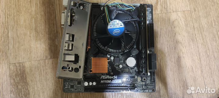 Комплект плата 1151+pentium g4600+8gb+кулер