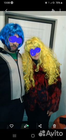 Парики карнавальные