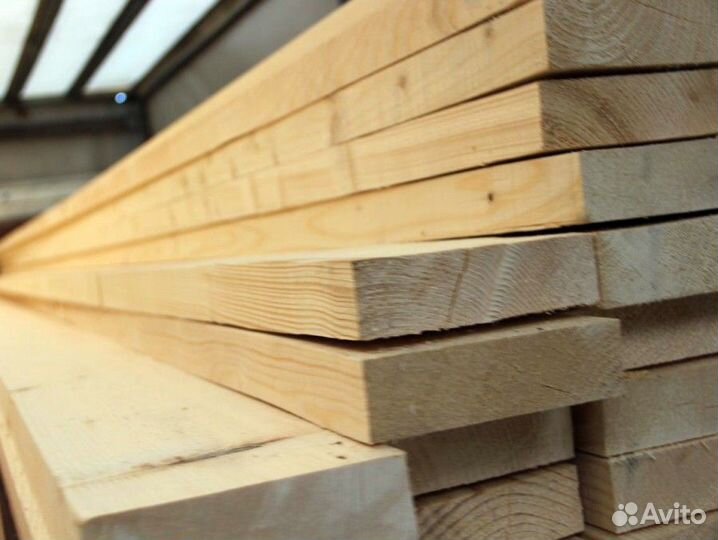 Доска хвоя сухая строганная категории ав