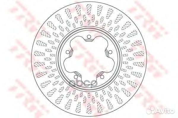 Диск тормозной передний ford tourneo/transit CU