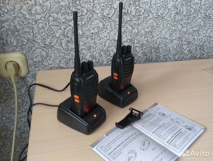 Две Рации Baofeng BF-888S + гарнитура (нов.)