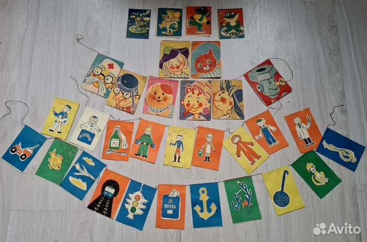 Флажки на ёлку СССР