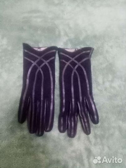 Перчатки женские кожаные 8 размер