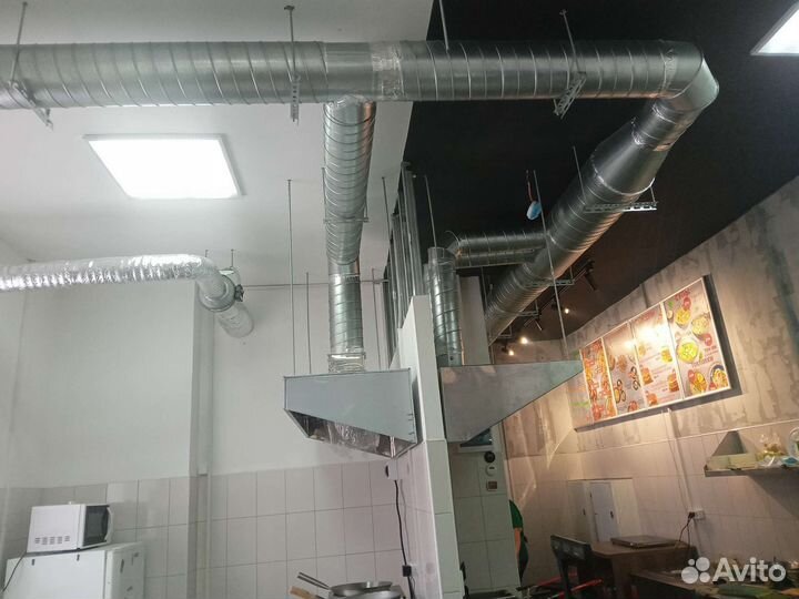 Монтаж систем вентиляции/Очистка