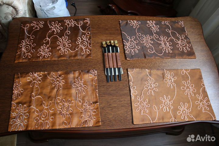 Салфетки сервировочные с палочками