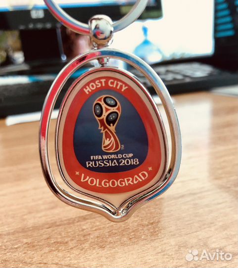 Брелок с оригинальной символикой чм 2018