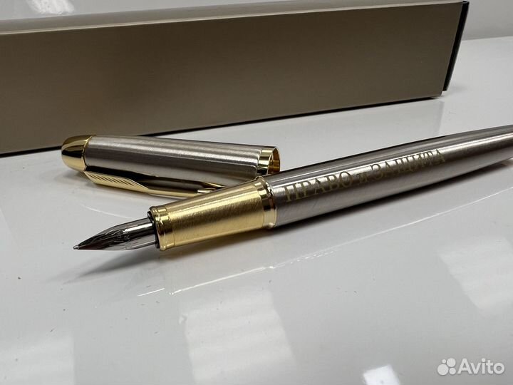 Ручка перьевая Parker Brushed Metal GT