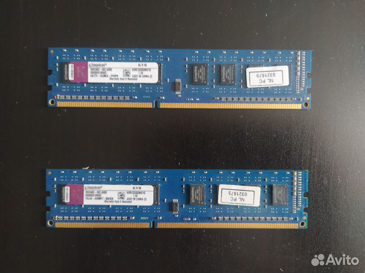 Оперативная память DDR3 - 1Gb/2Gb/4Gb