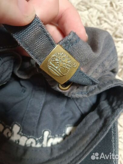 Кепка Timberland с кожаными вставками