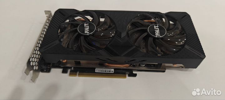 Видеокарта Palit GeForce GTX 1660 dual OC 6G