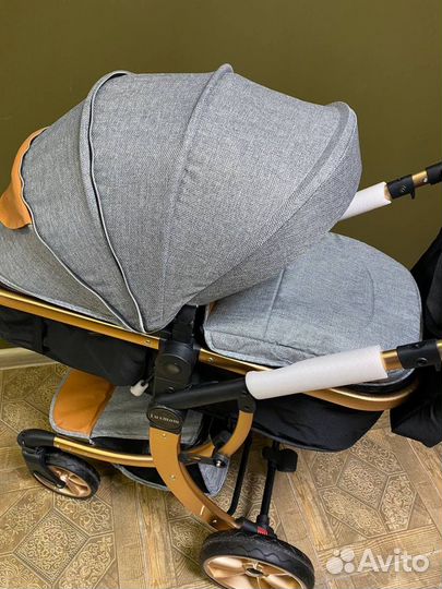 Коляска Luxmom новая трансформер + развивашки