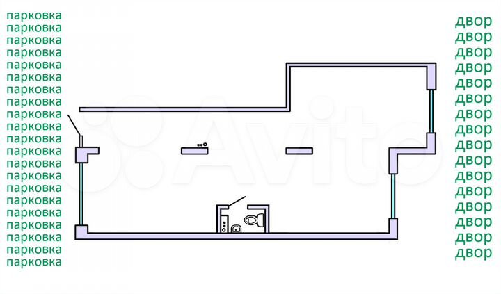 1-ая линия. Свой вход. 10 помещений на 857 квартир