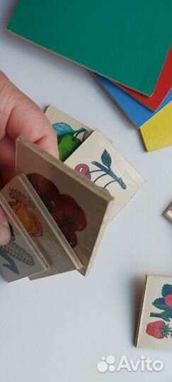 Развивающие деревянные игрушки СССР