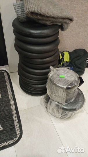 Штанги, Велотренажер, скамейка, блины, гантели