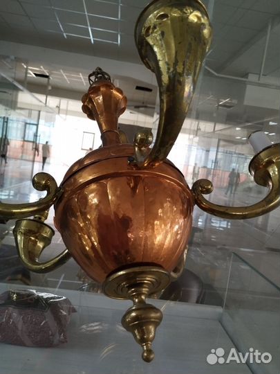 Люстра. антиквариат. Франция. Медь
