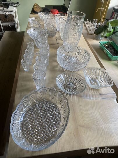 Столовый хрусталь времен СССР