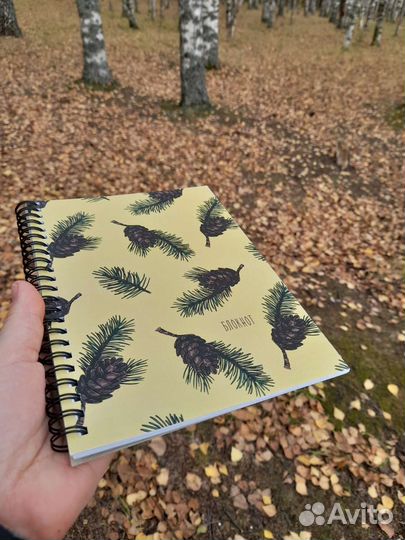Блокноты на пружине, шишки