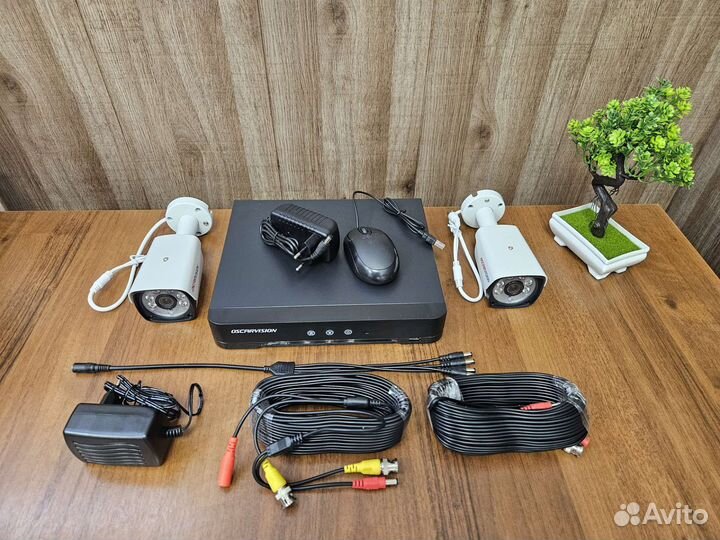 Комплект видеонаблюдения 5 мегапикселей