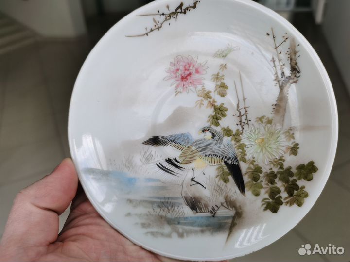 Сервиз чайный Япония 19 век живопись роспись