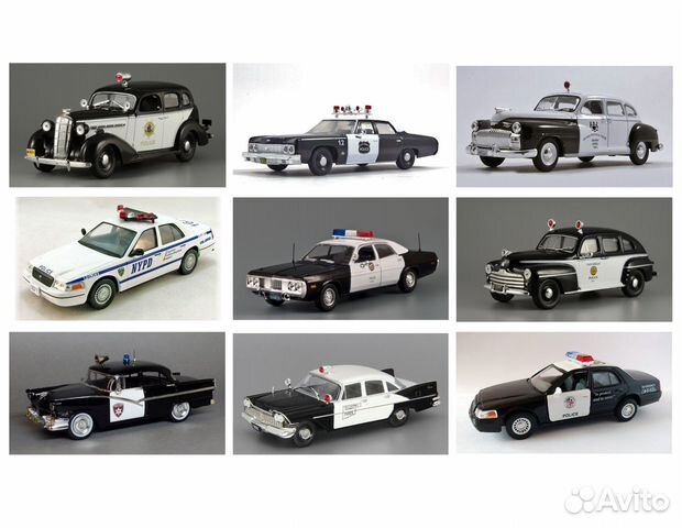 Полицейские машины мира 1:43