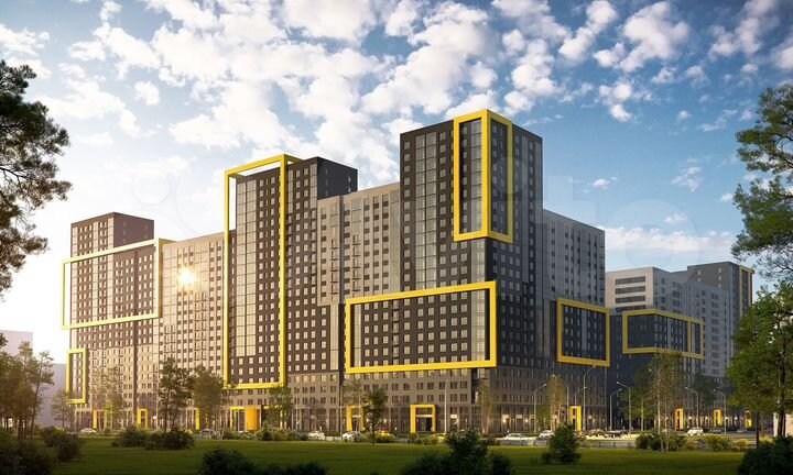 2-к. квартира, 53,6 м², 4/24 эт.