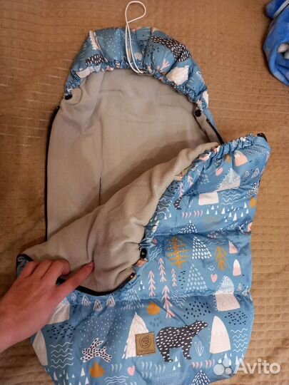 Зимний конверт в коляску