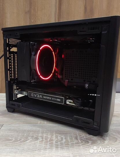 Компактный мини компьютер Ryzen 5600 32Gb GTX1080