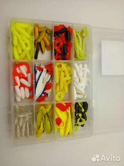 Силиконовые приманки, набор