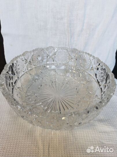 Салатник хрустальный СССР