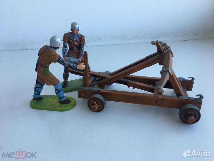 Солдатики Elastolin и катапульты