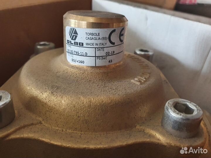 Обратный клапан olab Type 33100-TNS-11-D