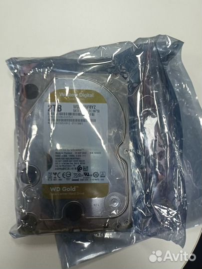 Жесткий диск HDD WD Gold 2TB