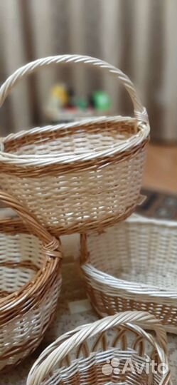 Корзины плетеные ручная работа